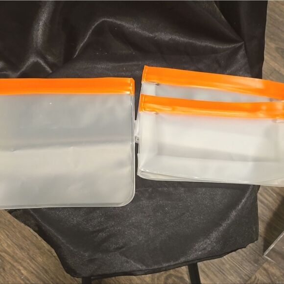 Citrus 3-PK Silicone Reusable Food Storage Bags - Picture 7 of 8